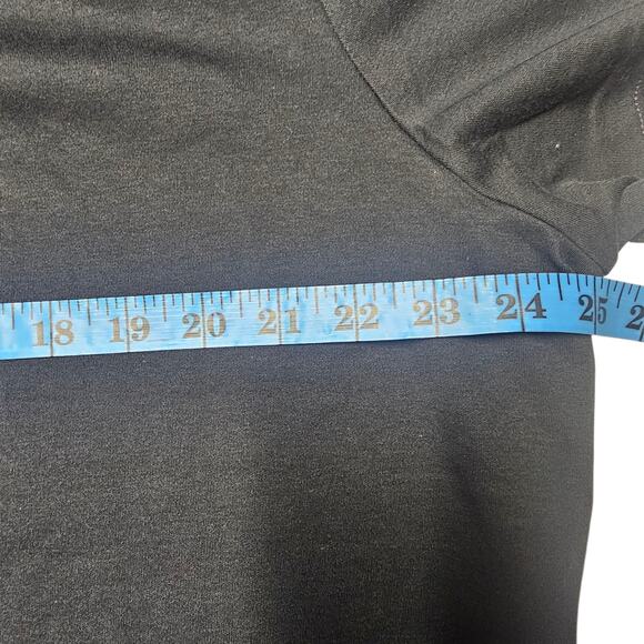 LL Bean Short Sleeve 100% Cotton Black V-Neck Tee Shirt Plus Size 2X - Picture 5 of 8